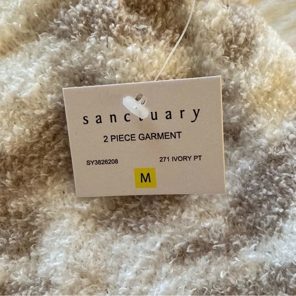 Sanctuary Crop Cami Long Pants PJ SetNWT